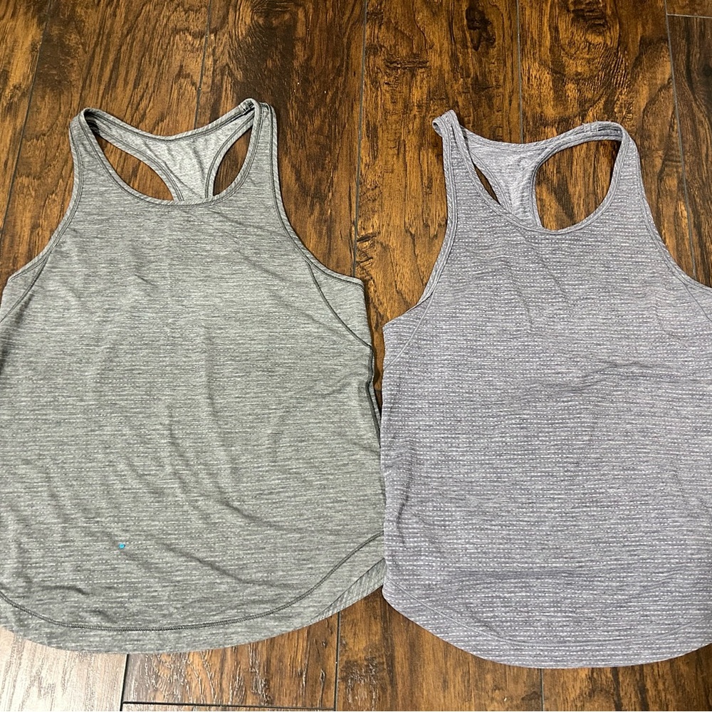 Lululemon long distance tanks size 4